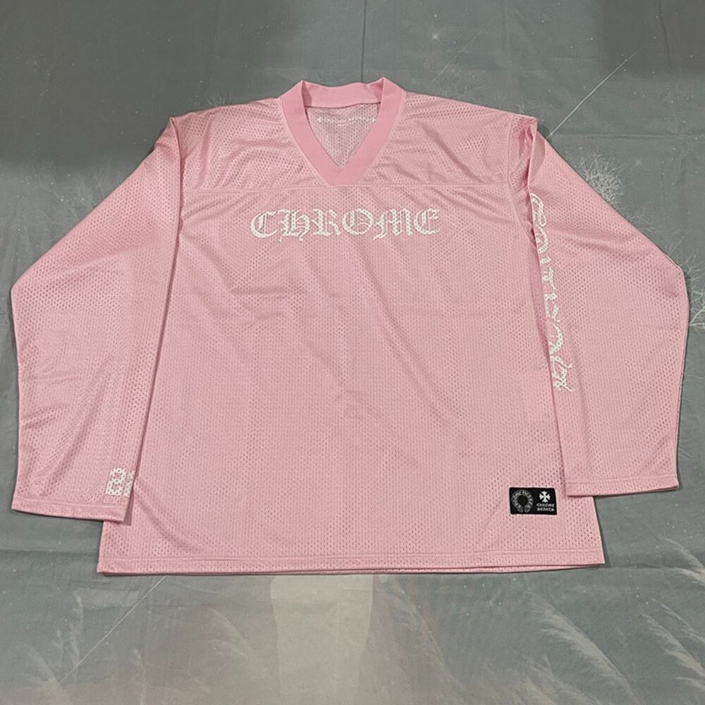 Chrome Hearts Mesh Sweatshirt In Pink